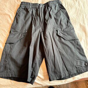 Y-3 Shorts Black Small Cotton